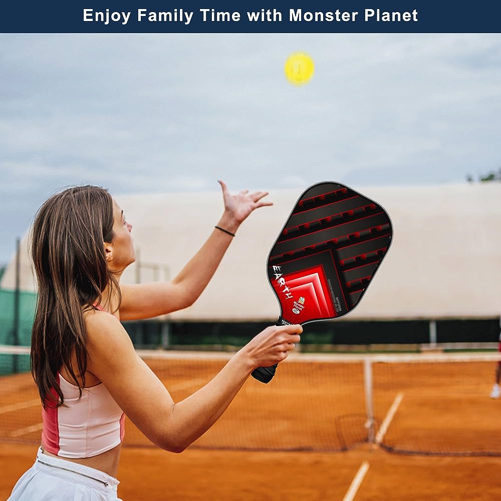 Monster Planet Earth Pickleball Paddle Usapa Approved - Baseline Sports