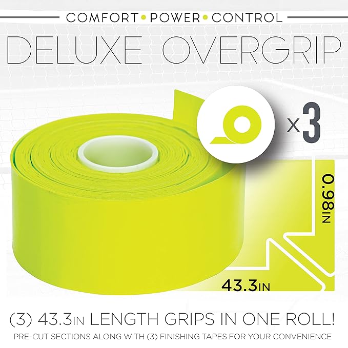 Franklin Sports Pickleball Paddle Overgrips - Provides Extra Grip - Slight Tackiness - Durable & Strong