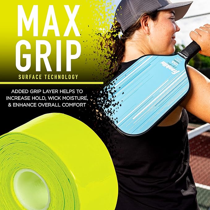 Franklin Sports Pickleball Paddle Overgrips - Provides Extra Grip - Slight Tackiness - Durable & Strong