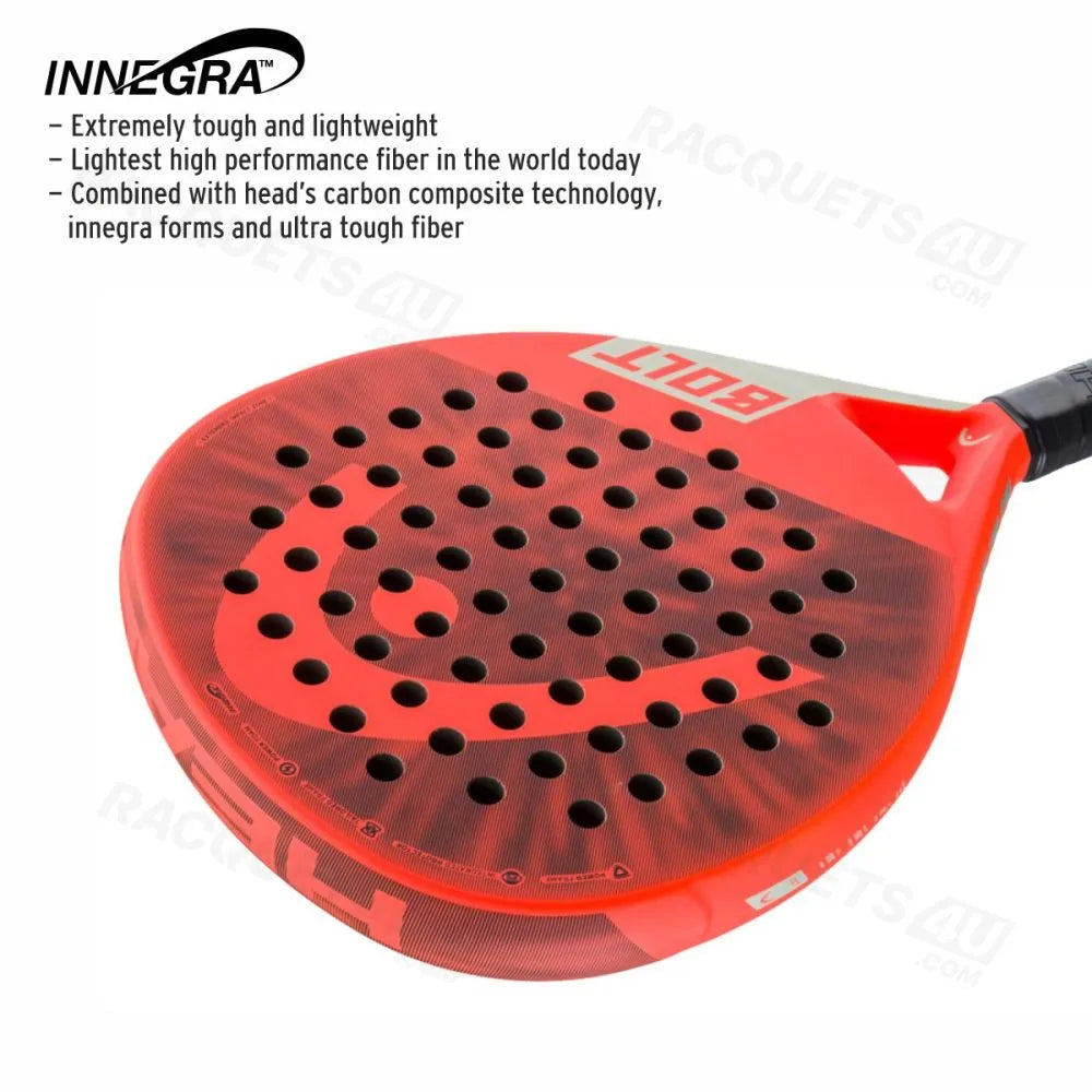 HEAD Bolt 2023 Padel Racquet (Red)