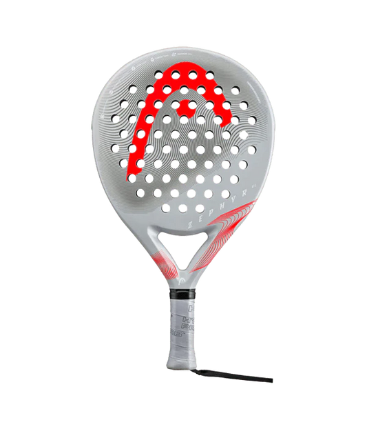 HEAD ZEPHYR UL 2023 PADEL RACQUET (GREY/RED)