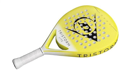 Dunlop Sports Tristorm Lite Padel Racket, Yellow/Black V25