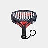 Dunlop Sports Nanomax Pro Padel Racket, Black/Red