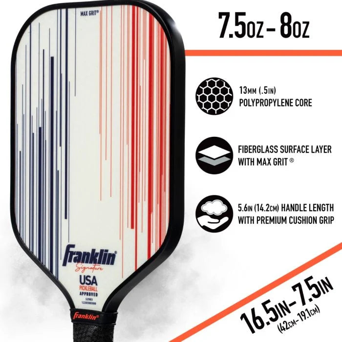 SIGNATURE SERIES FIBERGLASS PICKLEBALL PADDLE WITH MAXGRIT®