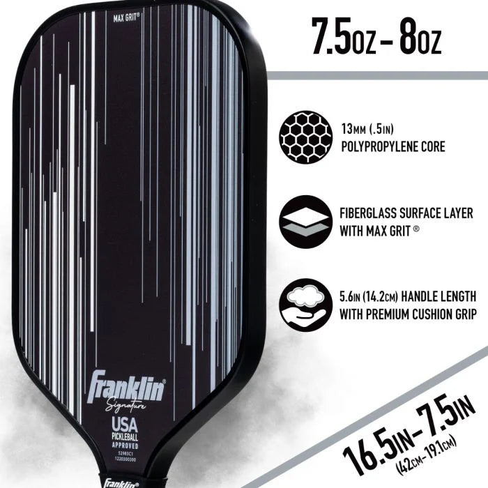 SIGNATURE SERIES FIBERGLASS PICKLEBALL PADDLE WITH MAXGRIT®