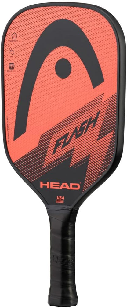 Head Flash Pickleball Pack - 2 Approved Paddles, 2 Outdoor Balls, Carry Sack