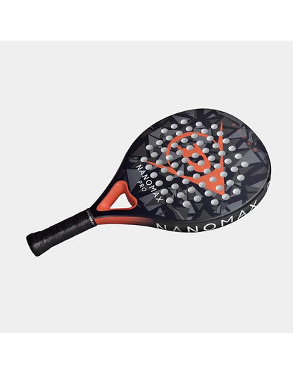 Dunlop Sports Nanomax Pro Padel Racket, Black/Red