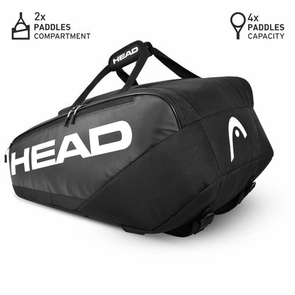 HEAD Pro Pickleball Bag M, Color-Black/White