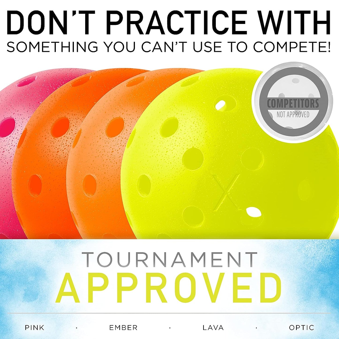 Franklin Sports X-40 Outdoor Pickleball - Baseline Sports