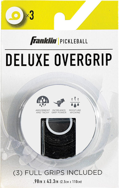 Franklin Sports Pickleball Paddle Overgrips - Provides Extra Grip - Slight Tackiness - Durable & Strong