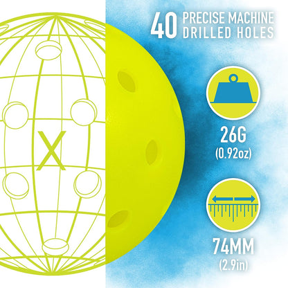 Franklin Sports X-40 Outdoor Pickleball - Baseline Sports