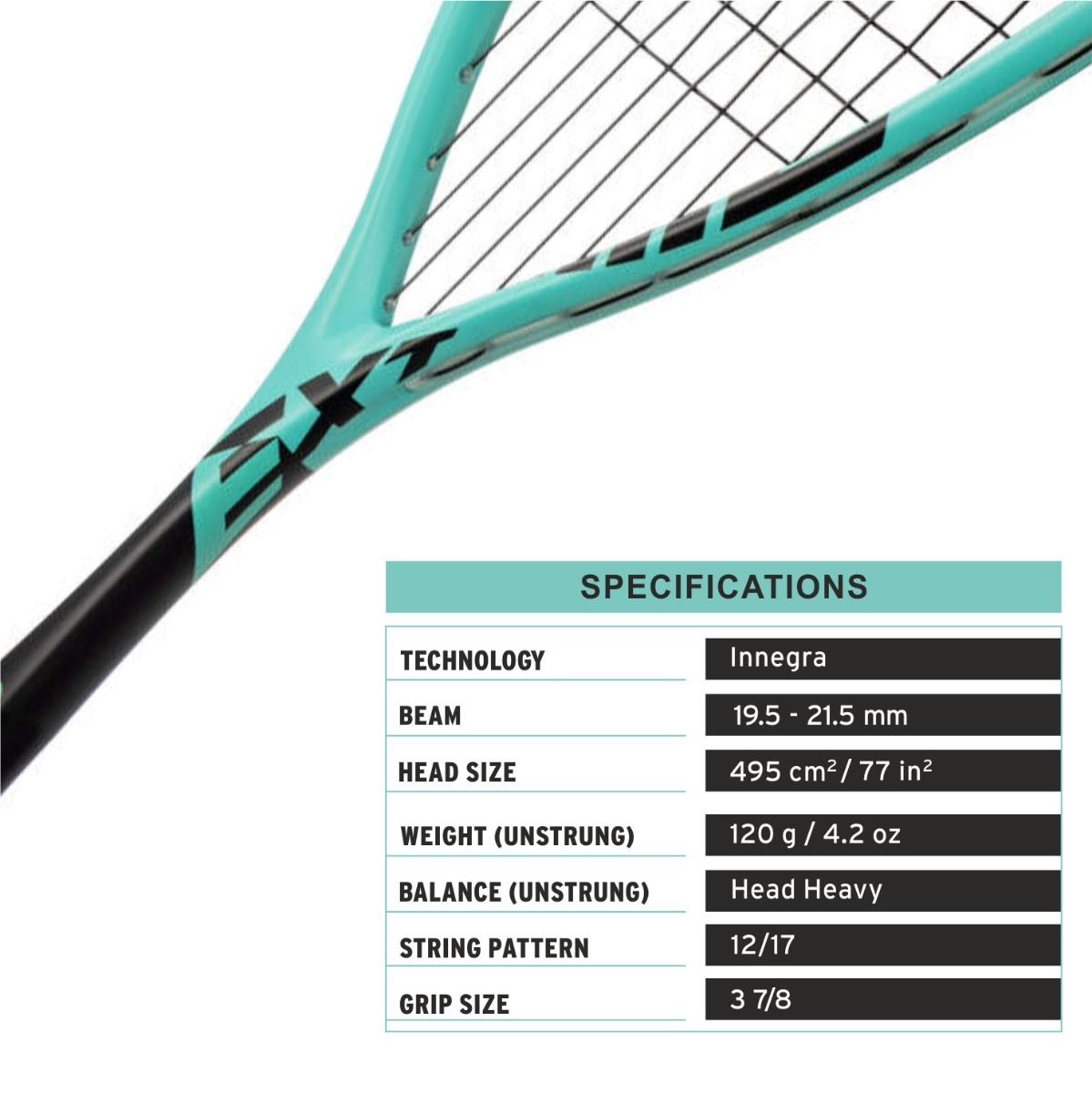 HEAD EXTREME 120 SQUASH RACQUET - Baseline Sports