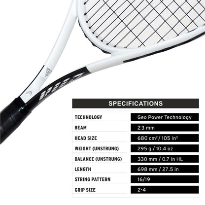 HEAD GEO SPEED TENNIS RACQUET - Baseline Sports