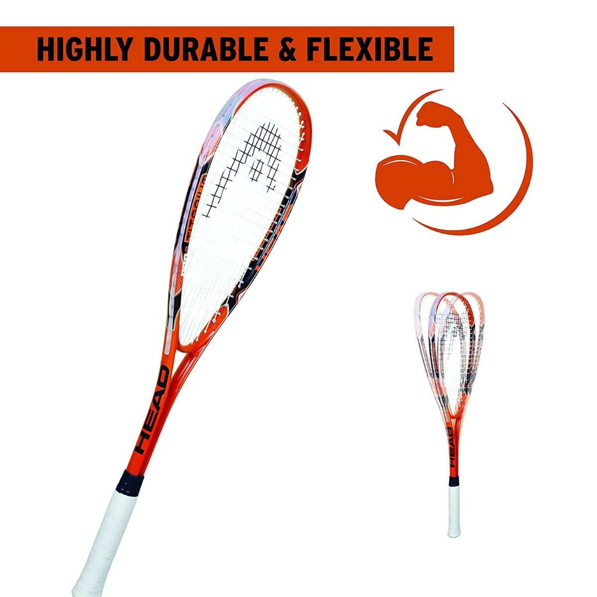 HEAD NANO TI. TORNADO SQUASH RACQUET - Baseline Sports