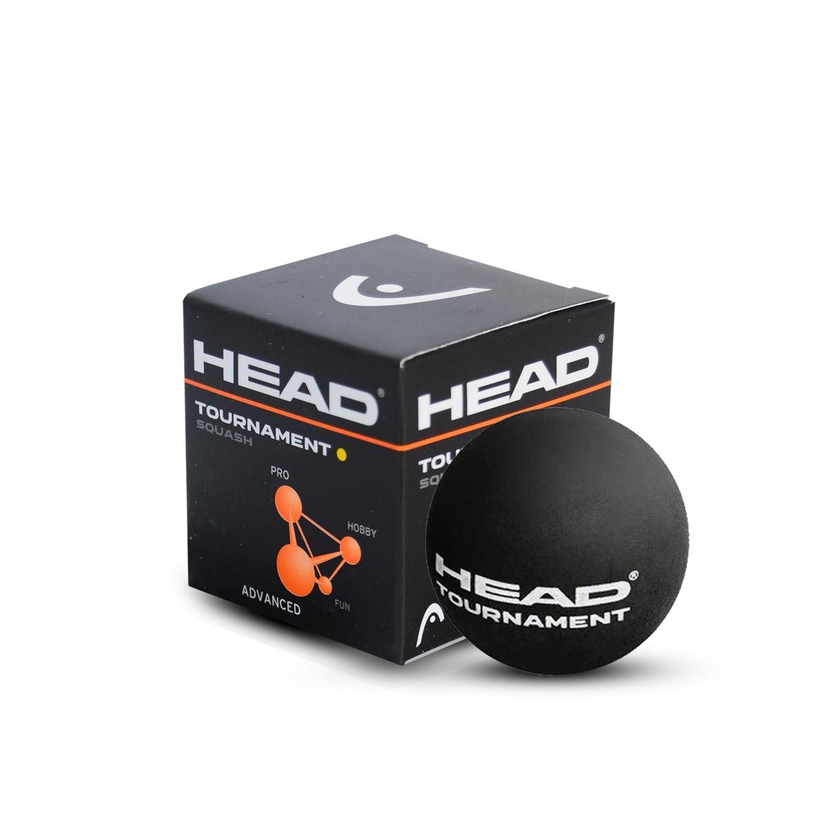 HEAD TOURNAMENT SQUASH BALL (3 PCS) - Baseline Sports