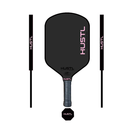 HUSTL LEGEND RAW CARBON 16MM PICKLEBALL PADDLE - Baseline Sports