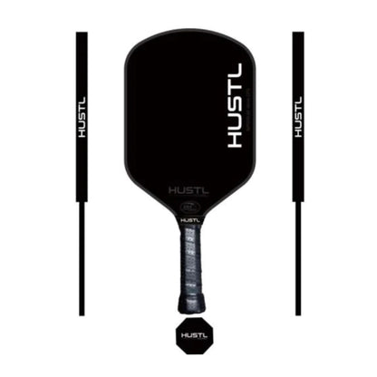 HUSTL LEGEND RAW CARBON 16MM PICKLEBALL PADDLE - Baseline Sports